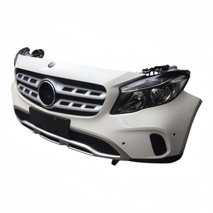 Para <span class=keywords><strong>Mercedes</strong></span> Benz <span class=keywords><strong>GLA</strong></span> W156 2017-2019 modelo de lujo montaje de rejilla de parachoques delantero parachoques de coche caliente y Popular - Product Image 1