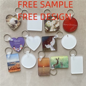 Mdfsub Tùy Chỉnh 5Mm Dày Hình Chữ Nhật Thăng Hoa Acrylic Keychain Trống 40X60Mm Thăng Hoa Acrylic Móc Khóa Khoảng Trống Với Keyring - Product Image 6