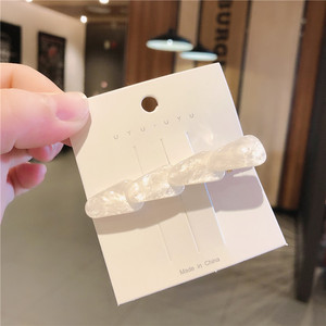 Épingle à cheveux en pierre d'oeil de chat, amour coréen Ins Super fée épingle à cheveux sirène dame frange Clips latéraux coiffure fille Clips à cheveux - Product Image 5