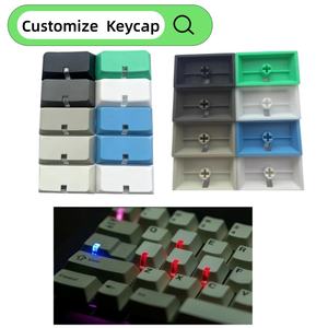 Nuevo Juego de Teclas PBT Translúcidas Estilo <span class=keywords><strong>Mini</strong></span>, Teclas RGB Translúcidas para Juegos, Perfil Cherry, Interruptores KTT, Juego de Teclas Personalizables OEM para Regalo - Product Image 2