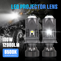 Nouvelles ampoules de phare LED CSP 12V, phares de voiture LED, mini projecteur, phare LED H4