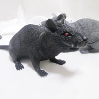 Mini Modèle Réaliste de Raton Dernier Cri, Jouet Farceur en Plastique, Souris Simulée, Accessoire de Décoration Amusant pour Fête d'Halloween