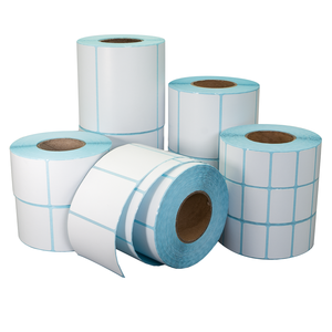 Échantillon gratuit 4x6 étiquettes thermiques compatibles 2000 étiquettes en pile fanfold 4 "X 6" étiquettes d'envoi thermique direct - Product Image 3