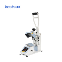 BestSub Machine d'impression manuelle par transfert de chaleur pour chapeau et casquette pour sublimation et artisanat passe-temps pour vêtements et étiquettes de qualité