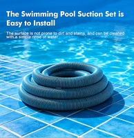 Großhandel 9m 12m 15m 30m 1,5 Zoll Schwimmbad-Vakuumschlauch Kunststoff-Pool-Sandfilter-Pumpenschlauch Gartenwasserschlauch