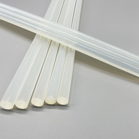 Bâton de colle thermofusible en silicone transparent à bonne adhérence, réparation de bosses, bâton de colle thermofusible adapté au pistolet à colle à température complète