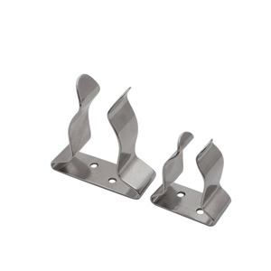 RICHWITS Stainless Steel Oar Mounting Bracket Small Size 34mm Fishing Rod Holder Boat <b>Yacht</b> Accessory Clamp - Product Image 2