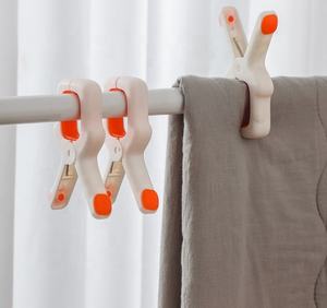 Clips de serviette de chaise de plage grande pince en plastique de blanchisserie pinces à linge de couleur vive épingles coupe-vent pour chaises longues blanchisserie chaises de <span class=keywords><strong>piscine</strong></span> - Product Image 1