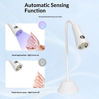 Lampe à ongles en plastique de haute qualité JIEDAN en gros, séchage rapide, sans fil, machine de séchage de gel pour ongles, lampe LED