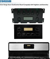 Carte de commande de cuisinière 316455500 compatible avec les fours Frigidaire Electrolux, remplace 5304518660 316455400