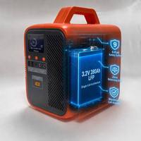 Estación de Energía Portátil de 300W CA, Generador Solar con Carga Rápida PD para Camping, Viajes Todoterreno y Emergencias