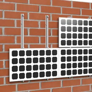 벽걸이 형 PV 패널 알루미늄 랙 장착 발코니 브래킷 태양열 고정 벽 브래킷 장착 시스템
