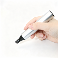 Marqueur permanent OEM à pointe oblique de 8 mm pour tableau blanc, étanche, avec logo personnalisé, modèle rouge pour voiture et papier