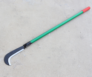 Falce da Giardino in Acciaio al Manganese con <span class=keywords><strong>Manico</strong></span> <span class=keywords><strong>Lungo</strong></span> per Uso Agricolo, Tagliaerba per Steli di Mais e Erba con Design Confortevole - Product Image 4