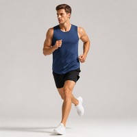 Débardeur Homme Premium à Séchage Rapide et Respirant, Coupe Slim Élastique, Personnalisable avec Logo OEM