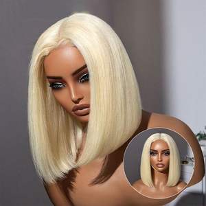 <span class=keywords><strong>Parrucche</strong></span> 13x4 13x6 HD Full Lace Front <span class=keywords><strong>Biondo</strong></span> <span class=keywords><strong>Platino</strong></span> 613 Trasparente Capelli Umani Malese Stile Liscio Lungo 613 613 - Product Image 3