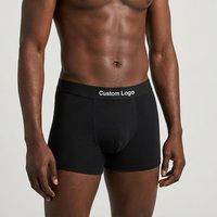 Sous-vêtements doux à haute élasticité, flexibles, respirants, à séchage rapide, couleur unie, style personnalisé, caleçons et boxers pour hommes
