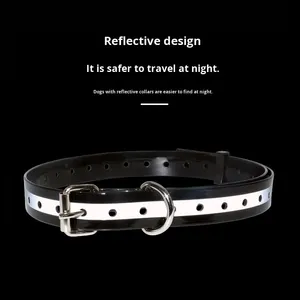 Collier Réfléchissant en TPU Imperméable avec Rubans Rembourrés Réglables, Anti-Écorchures, Facile à Nettoyer, Très Vendu - Product Image 1