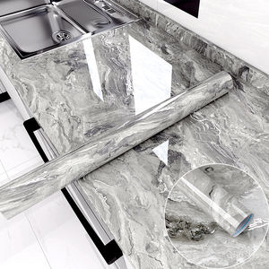 Papel Tapiz Vinílico 3D de PVC con Acabado Brillante en Mármol Dorado, Autoadhesivo, Moderno, Impermeable y Antiaceite, Paneles Decorativos para Pared - Product Image 6