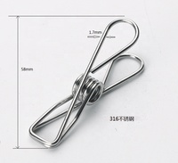 Werks wäsche klammern Metallstift und 316 Edelstahl-Wäsche klammer und 304 Edelstahl-Wäsche klammer