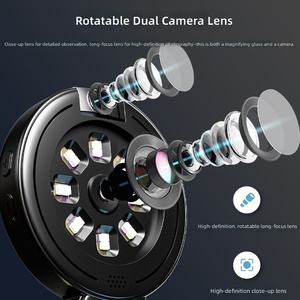 Loupe numérique K01 HD à double lentille en acrylique, 16 LED, <span class=keywords><strong>pour</strong></span> l'entretien industriel, la lecture et l'inspection d'écrans - Product Image 4