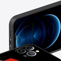 Étui de téléphone de luxe avec drapeau afghan pour iPhone 16 13 15 14 12 11 Pro MAX XR SE XS 7 8 Plus iPhone 15 14 Coque noire