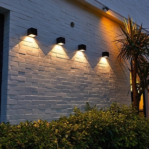 <b>LED</b> Solar <b>Light</b> Outdoor Garden Square Wall Lamp Sunlight <b>Sensor</b> IP65 Waterproof Courtyard Yard Balcony Fence Decoration Lamps - Product Image 2