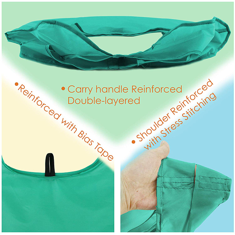 Eco friendly wholesale polyester custom foldable reusable shopping bags