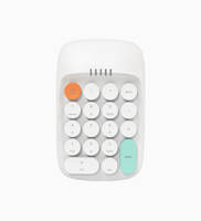 Receptor Inalámbrico BT 5.2 + 2.4GHz con Teclado Numérico ANBK-01, Retro, Doble Modo, KC, FCC, CE, RoHs, Molde Privado, Logotipo Personalizado, Paquete