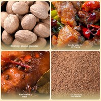 Noix de muscade crue séchée en gros et autres épices 250g/pièce Origine Guangxi pour la cuisine
