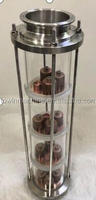 Towin 3in cristal verre Bulle Plaque reflux Colonnes