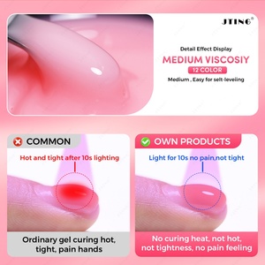 JTING Gel Constructor de Uñas de Bajo MOQ, Colección de 12 Colores, Caja de Regalo Personalizada Gratis, Gel Constructor de Uñas de 30G, OEM ODM - Product Image 3