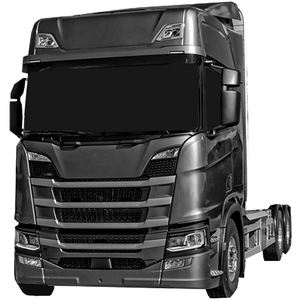 Guardabarros superior gris oscuro con kit de tensor de goma Nueva condición 200,15502 Guardabarros para Scania Serie 2017 - Product Image 2