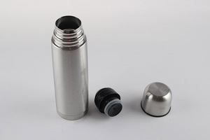 2025 Hot Sales Classic Stainless Steel Vacuum Flask Insulated Water <b>Bottle</b> of Bullet Shape in Stainless Steel Color - Product Image 5