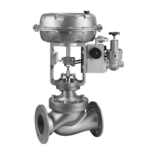 Vanne de régulation pneumatique en acier inoxydable 304, classe ANSI 150, avec positionneur intelligent 4-20 mA - Product Image 3