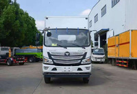 Nouveau camion de transport de matières dangereuses Euro 6 haute performance de 12 tonnes avec une caisse de chargement renforcée de 5,1 m pour une distribution sécurisée des gaz inflammables