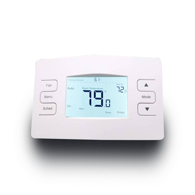 HVAC 24V Heat Pump Thermostat Wifi Smart Remote Controller for Multistage Heat Cool Changeover AC Alexa Google Assistant IFTTT
