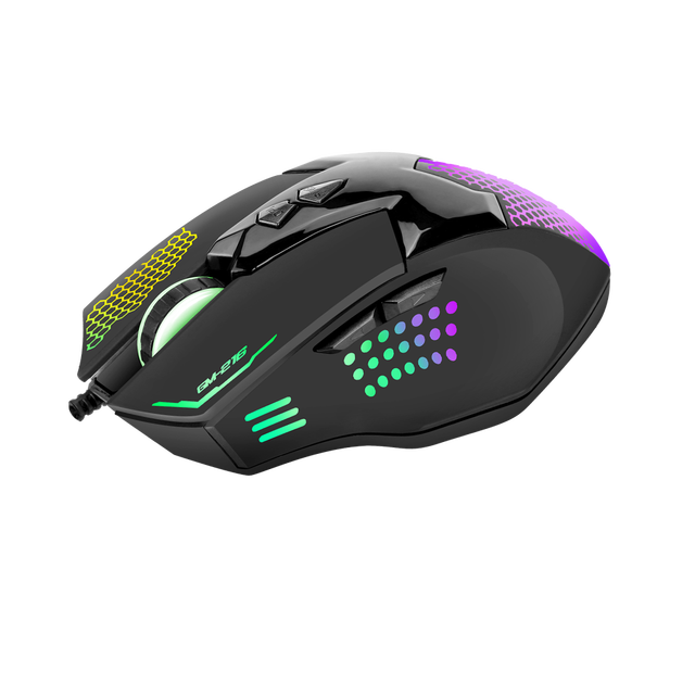 Xtrike Me GM-216 Optical Wired Programmable Right-Handed Gaming Mouse with 12 Buttons Ergonomic Design >7 Colors