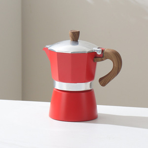 OEM Classic Premium Single Tube Mocha Maker <span class=keywords><strong>Italiana</strong></span> 1 3 6 Tazas Aluminio Espresso Moka Pot <span class=keywords><strong>Cafetera</strong></span> - Product Image 3