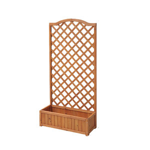 <span class=keywords><strong>Fioriera</strong></span> da Giardino <span class=keywords><strong>in</strong></span> <span class=keywords><strong>Legno</strong></span> di Alta Qualità con Basso MOQ <span class=keywords><strong>per</strong></span> Fiori Piante e Verdure con Recinzione e Ruote - Product Image 3