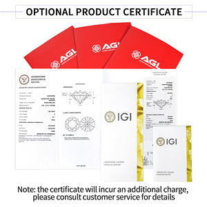 공장 직송 남성 여성 주얼리 힙합 아이스드 아웃 리얼 솔리드 14k 화이트 골드 VVS 라운드 랩그로운 다이아몬드 테니스 체인 팔찌 - Product Image 5