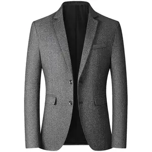 Spring and Autumn New Midlife Small Suit Casual Business Coat Single Western Top Slim Fit Trend Menswear