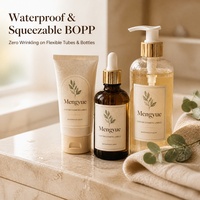 Étiquettes adhésives en vinyle imperméables personnalisées en gros pour gel douche, produits de soin, autocollants avec estampage à chaud, étiquettes de parfum