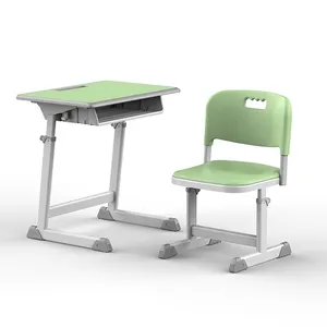 교실 가구 조정 가능한 학생 책상 티칭 의자 학습 테이블 수업 좌석 자습서 세트 공장 공급 업체 도매