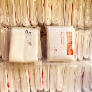 ผ้าพันแผลสามเหลี่ยมผ้าฝ้ายไม่ทอใช้ดูแลทางการแพทย์ออกแบบได้ตามต้องการ - Product Image 5