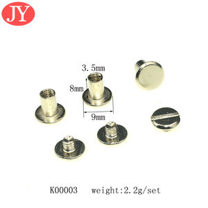 Fer Argent 9mm Durable Chicago Vis <span class=keywords><strong>Rivet</strong></span> Reliure Post pour Albums Livres Cahiers Scrapbooks Dossiers Vêtements Partie Vis Post - Product Image 4