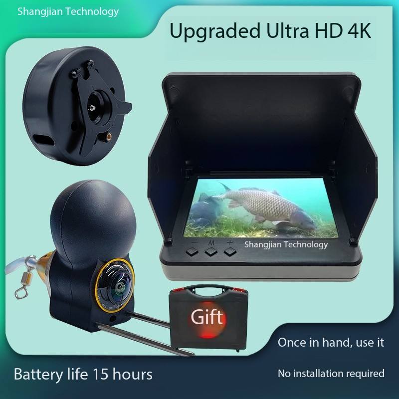 4.3-inch 50-meter ultra-deep water temperature gold head