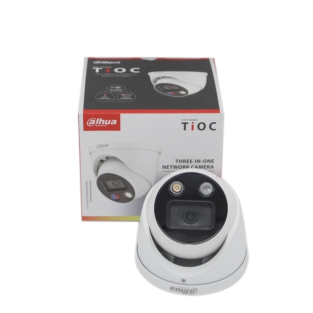 Dahua IP Camera 8MP WizSense IPC-HDW2841TM-S(2.8mm) POE Mic Speaker Active Deterrence Home Security CCTV Camera AI