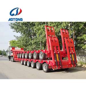 Heavy Duty Lowbed <span class=keywords><strong>Remorque</strong></span> Vente Afrique du Sud Lowbed Semi <span class=keywords><strong>Remorque</strong></span> 5 Essieux - Product Image 6
