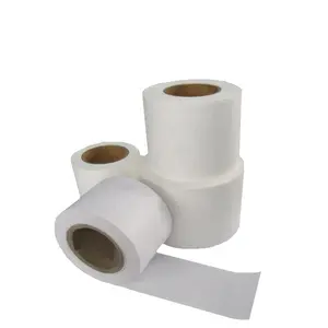 Pulpa de madera de alta permeabilidad al aire, rollo de papel de filtro de fibra de pp para bolsas de café y té, 25gsm